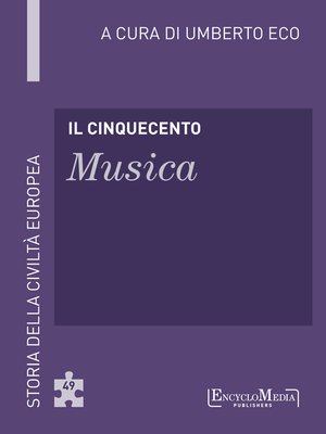 cover image of Il Cinquecento--Musica
